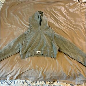 Alo cropped hooded sweatshirt